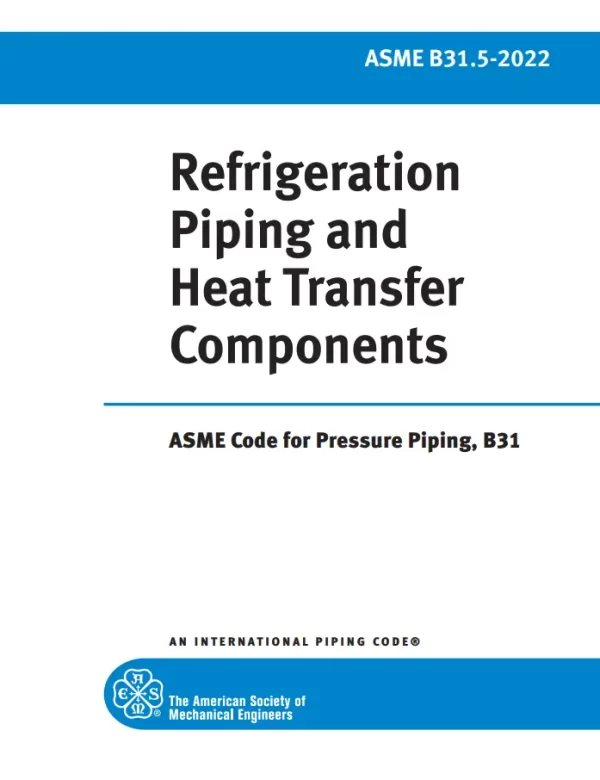 ASME B31.5-2022